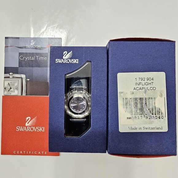 🇦🇹 Swarovski Crystal - Inflight Acapulco Watch - Picture 7 of 16